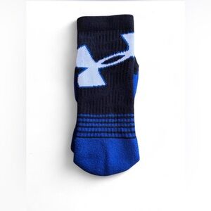 Under Armour Boys Phenom Crew Socks - Black/White/Blue - MD